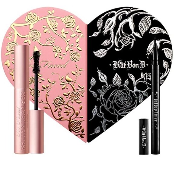 NEW! Ultimate Eye Collection Set TOO FACED x KAT VON D Better Together w Mascara - Picture 1 of 7